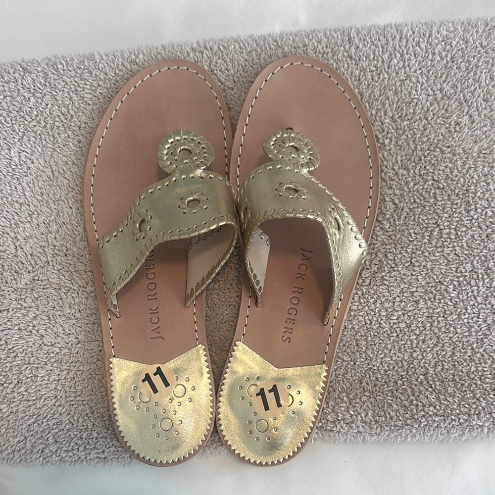 Jack Rogers Women's Gold Sandals